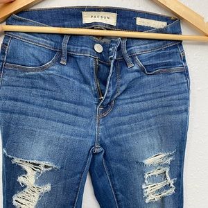 Distressed Pacsun Blue Jeans